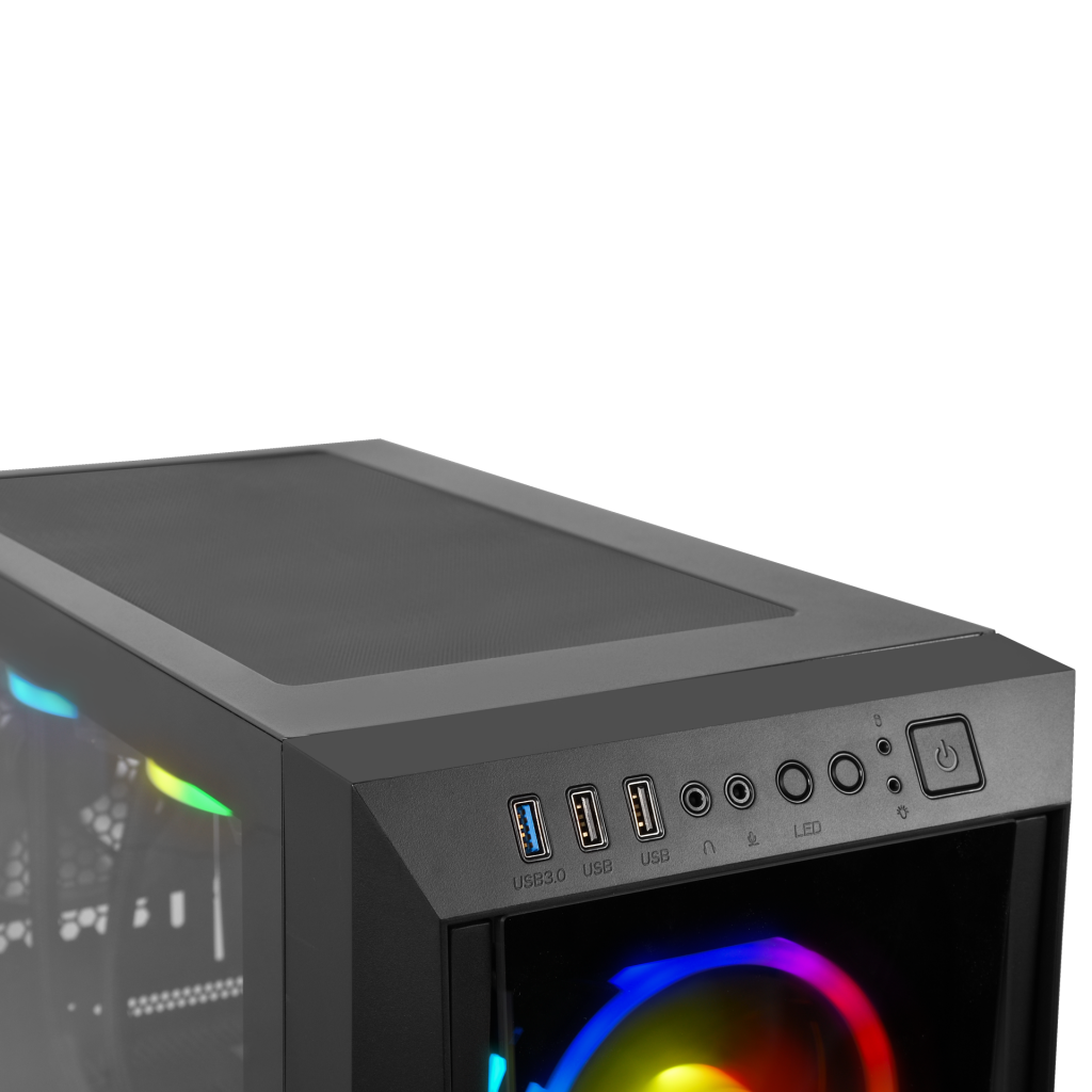 LEOPARD-RXC, Intel i5-14400F, 16Gb DDR4 Ram, 500Gb NVMe SSD, 8Gb GDDR6 RX 5500 Ekran Kartı, 1600W Kasa, OEM PAKET