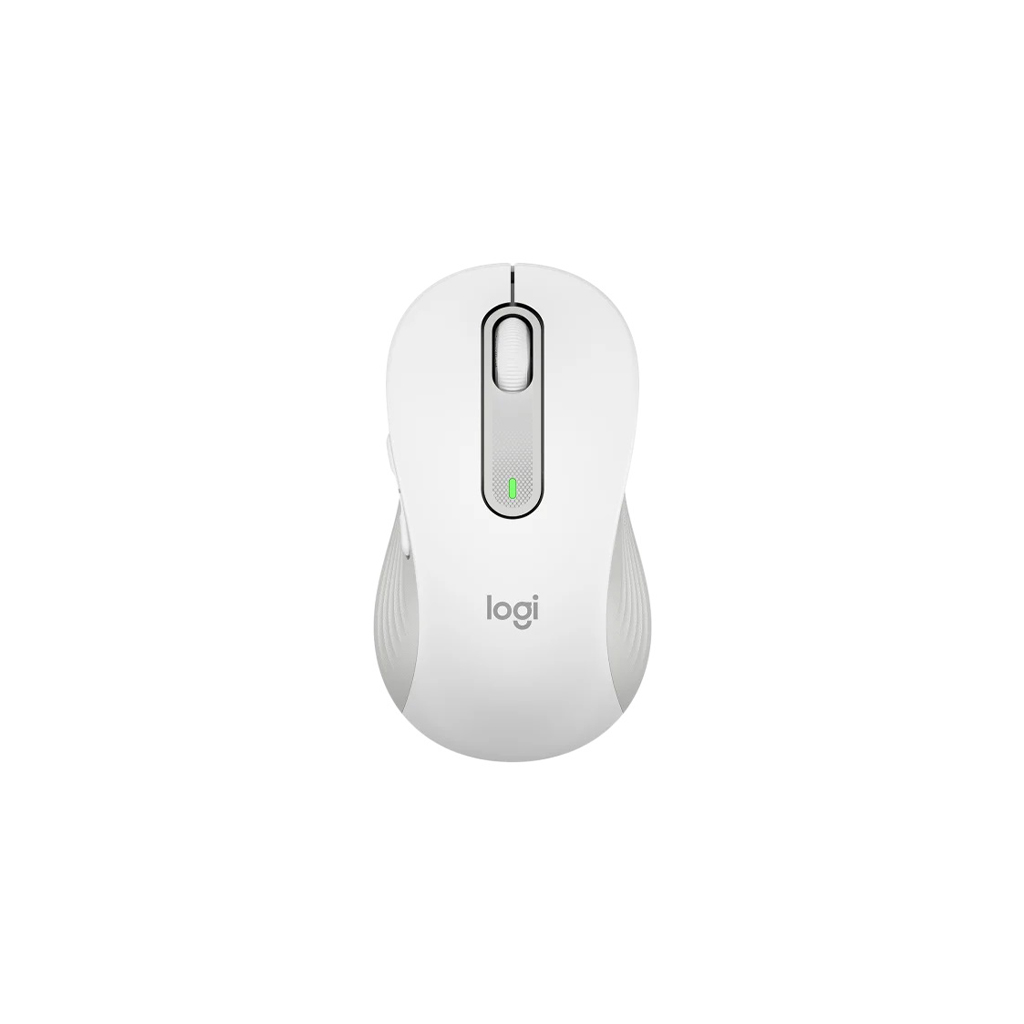 LOGITECH 910-006238, M650L Signature, Beyaz, Sağ El, USB Nano 2,4G Kablosuz,4000dpi, Optik, 5 Tuşlu, 24ay Pil Ömrü, Sessiz Mouse