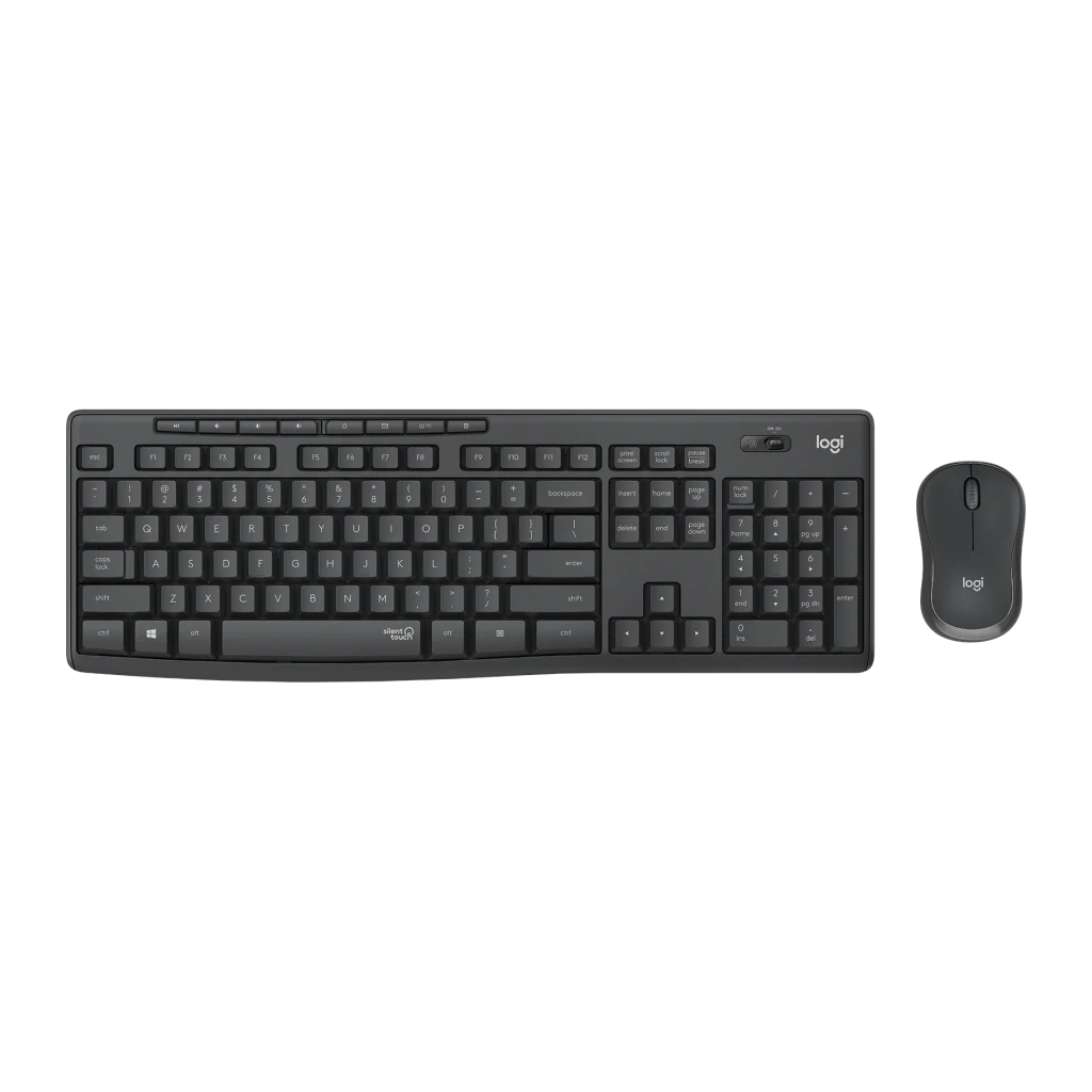 LOGITECH MK295 Siyah, 920-009804, Kablosuz, Türkçe Q, Klavye Mouse Set