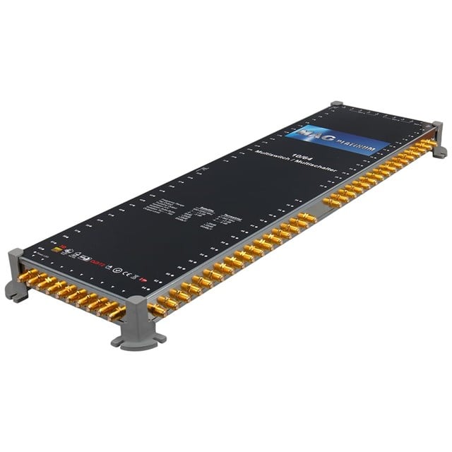 MAG Platinum MP 10/64 Multiswitch - 10 Giriş 64 Çıkışlı Merkezi Uydu Santrali Hybrid 4K ve 3D Destekli