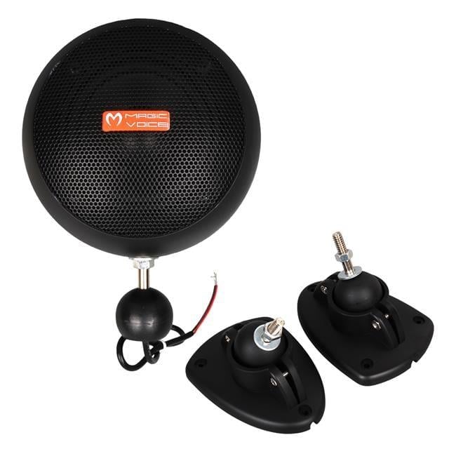 MagicVoice MV-13 7.5 CM 20 Watt Komütatörlü Hat Trafolu Siyah Sütun Sarkık Hoparlör (2'li Takım)