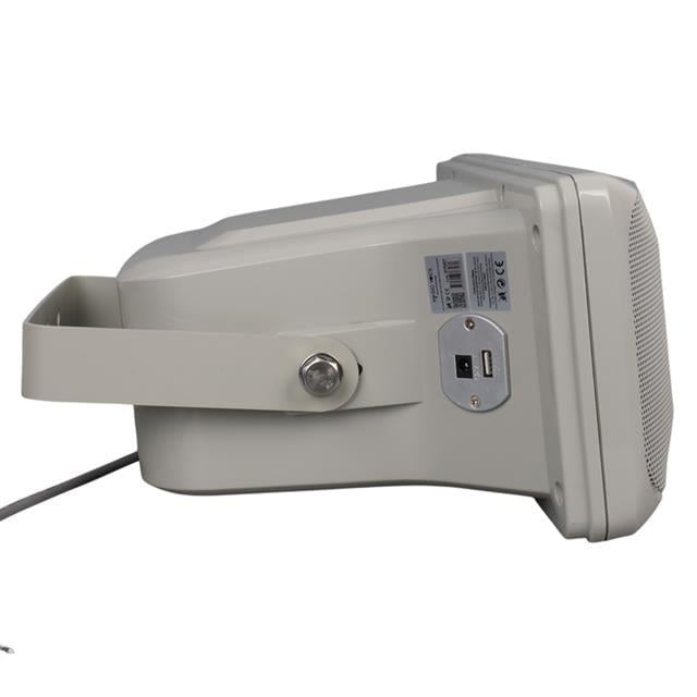 MagicVoice MV-29 13 CM 30 Watt Komütatörlü Hat Trafolu Gri Horn Sütun Hoparlör (Tekli Paket)