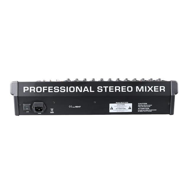 Magicvoice MV-P1200 12 Kanal USB/Bluetooth Destekli Deck Mixer