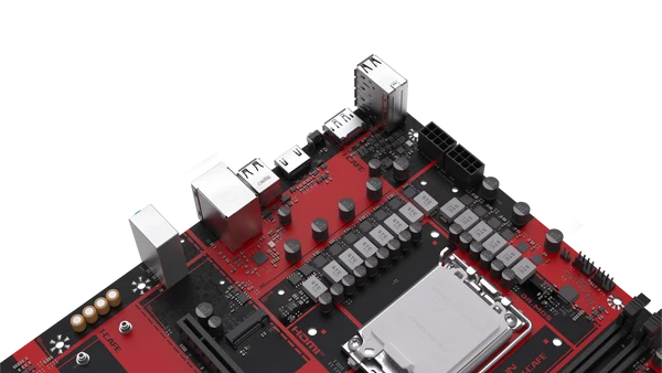 MAXUN B760M I-CAFE DDR5 HDMI-DP PCIE 5.0 1700p mATX