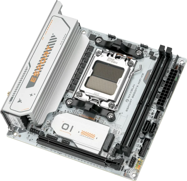 MAXUN eSport B650ITX WIFI ICE DDR5 HDMI-DP PCIE 4.0 AM5 mITX