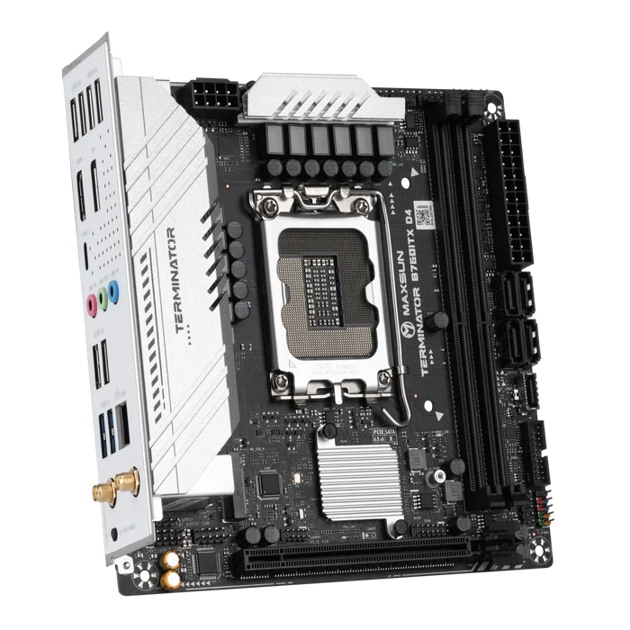 MAXUN TERMINATOR B760ITX D4 WIFI DDR4 HDMI-DP PCIE 4.0 1700p mITX