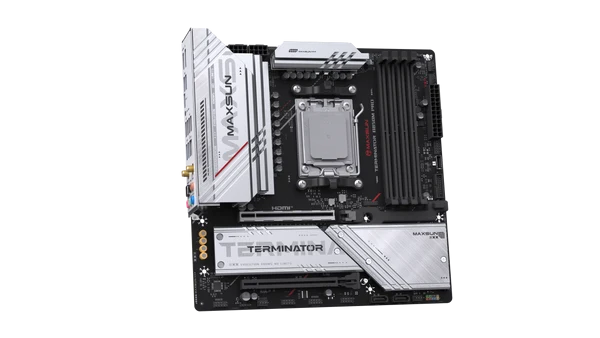 MAXUN TERMINATOR B850M PRO WIFI6E DDR5 HDMI-DP TYPEC PCIE 5.0 AM5 mATX