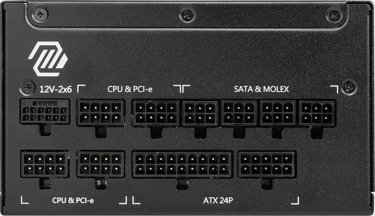 MSI 1000w 80+ Gold MAG A1000GL PCIE5 II Tam Modüler Power Supply