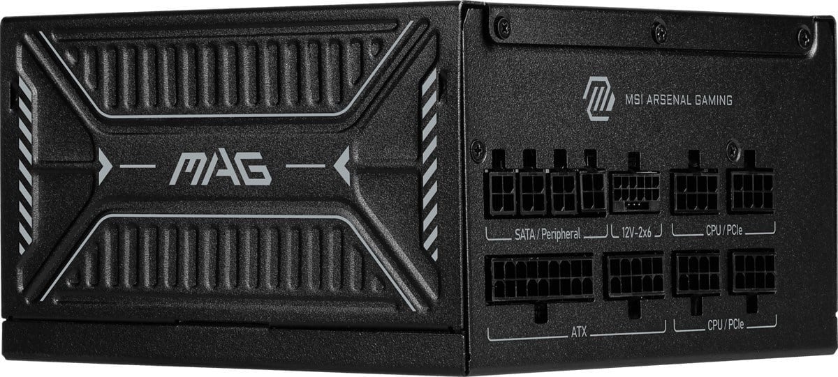 MSI 1000w 80+ Gold MAG A1000GLS PCIE5 Tam Modüler Power Supply