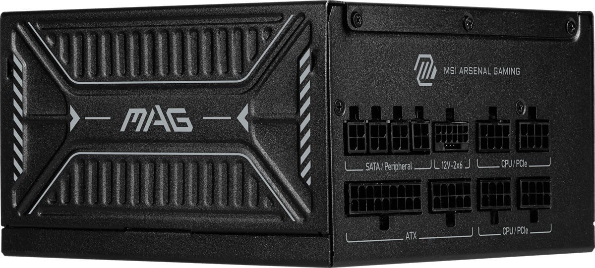 MSI 1000w 80+ Gold MAG A1000GLS PCIE5 Tam Modüler Power Supply