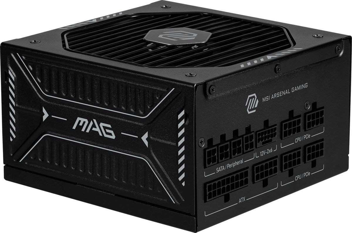 MSI 1000w 80+ Gold MAG A1000GLS PCIE5 Tam Modüler Power Supply