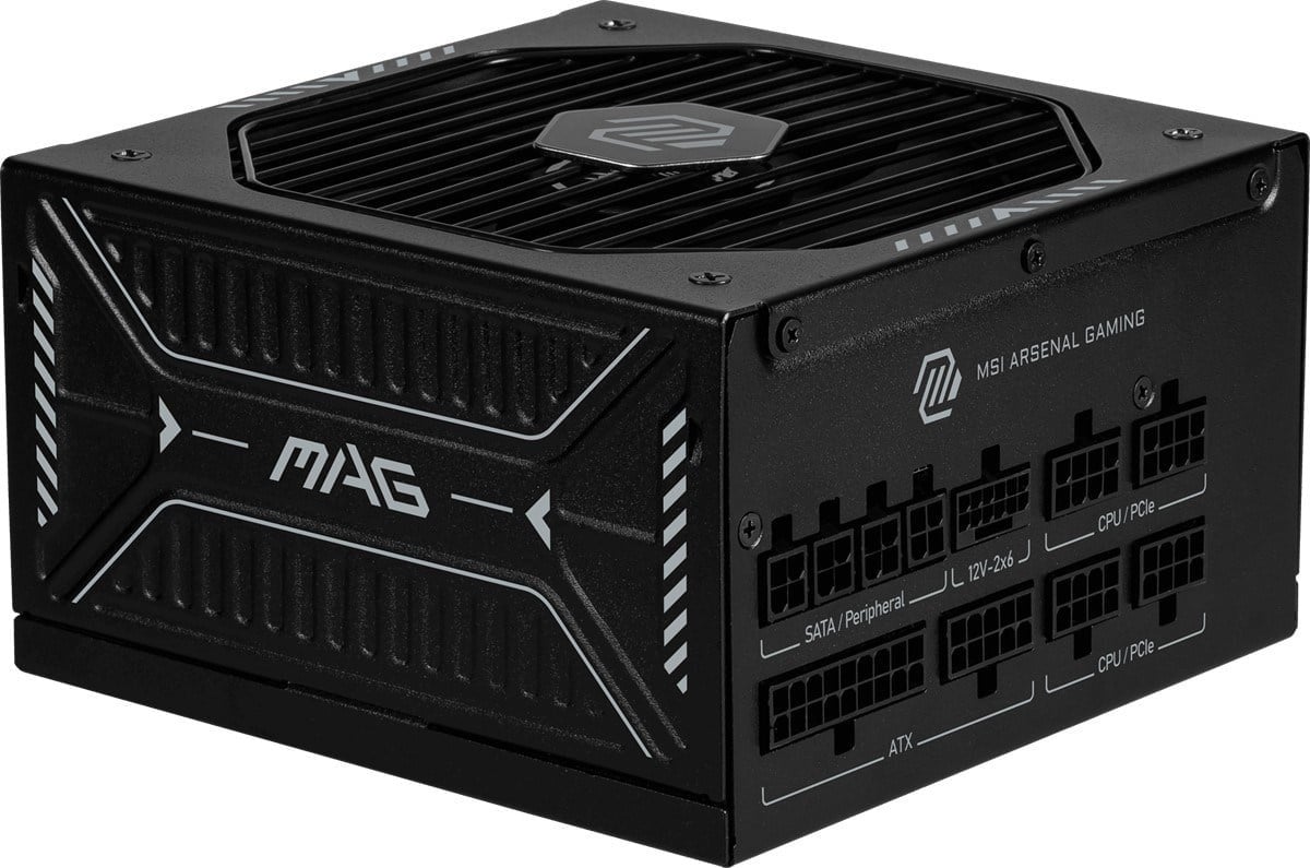 MSI 1000w 80+ Gold MAG A1000GLS PCIE5 Tam Modüler Power Supply