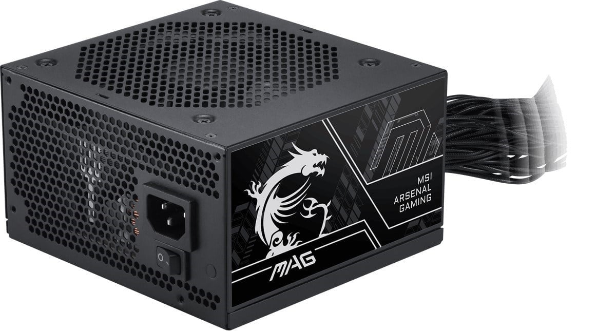 MSI 750w 80+ Bronze MAG A750BN PCIE5 III Power Supply