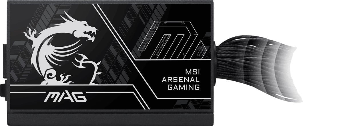 MSI 750w 80+ Bronze MAG A750BN PCIE5 III Power Supply