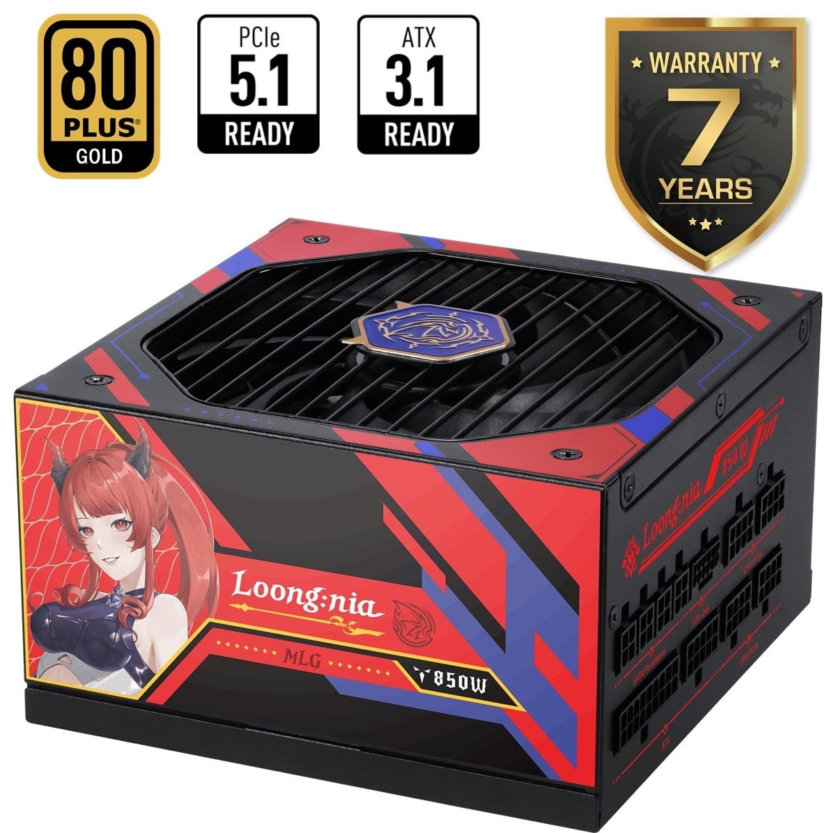MSI 850w 80+ Gold A850GLS MLG EDITION Tam Modüler Power Suplly