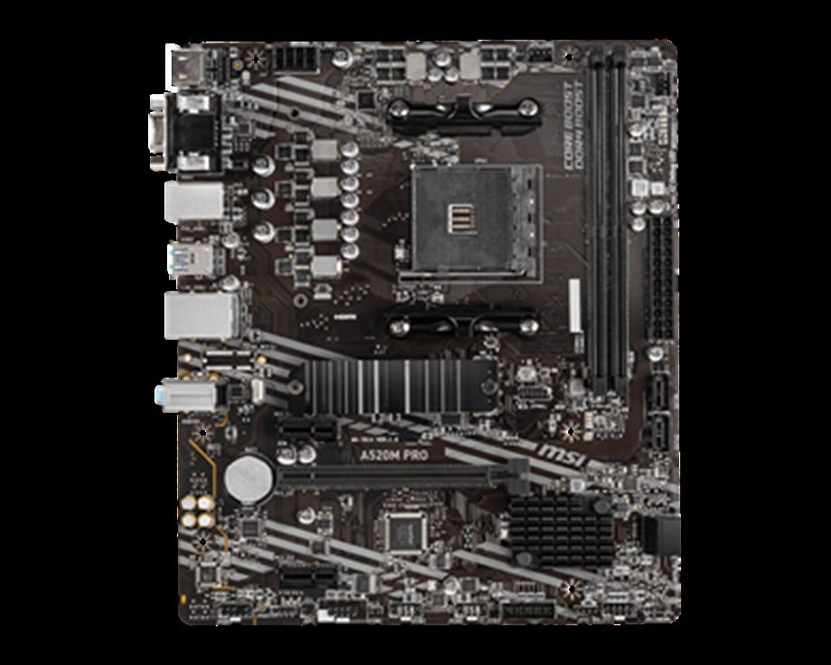MSI A520M-A PRO DDR4 4600/1866Mhz M.2 mATX AM4