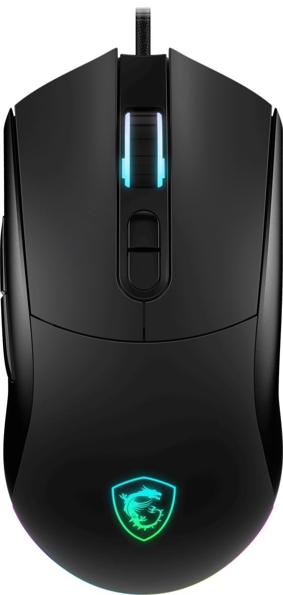 MSI GG Forge GM320 RGB 12800 DPI Kablolu Siyah Oyuncu Mouse