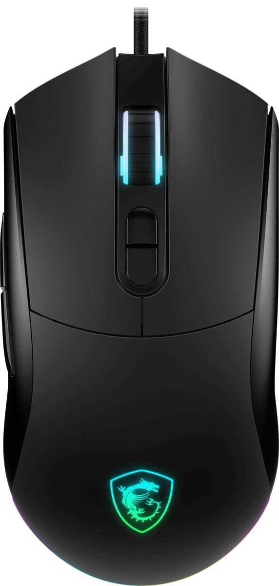 MSI GG Forge GM320 RGB 12800 DPI Kablolu Siyah Oyuncu Mouse
