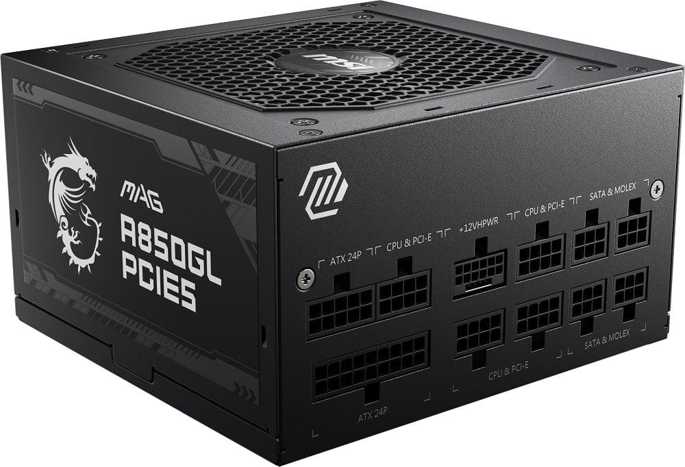MSI MAG A850GL PCIE5 850W 80+GOLD POWER SUPPLY