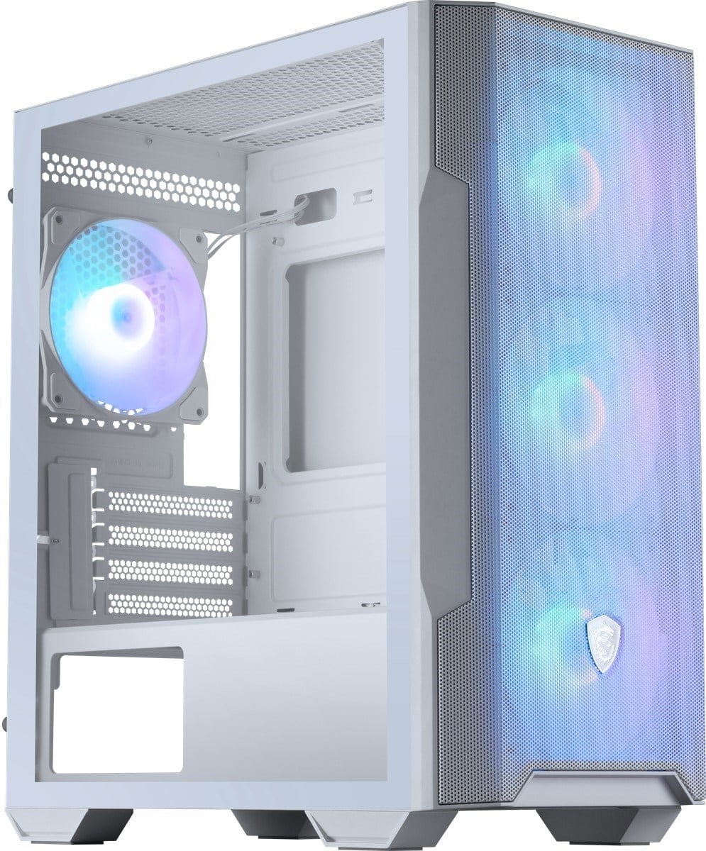 MSI MAG FORGE M100R WHITE Gaming Micro-Tower PC Kasası Beyaz