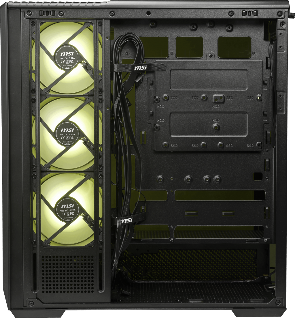 MSI MAG PANO 130R PZ PANORAMIK GAMING MID-TOWER PC KASASI SİYAH