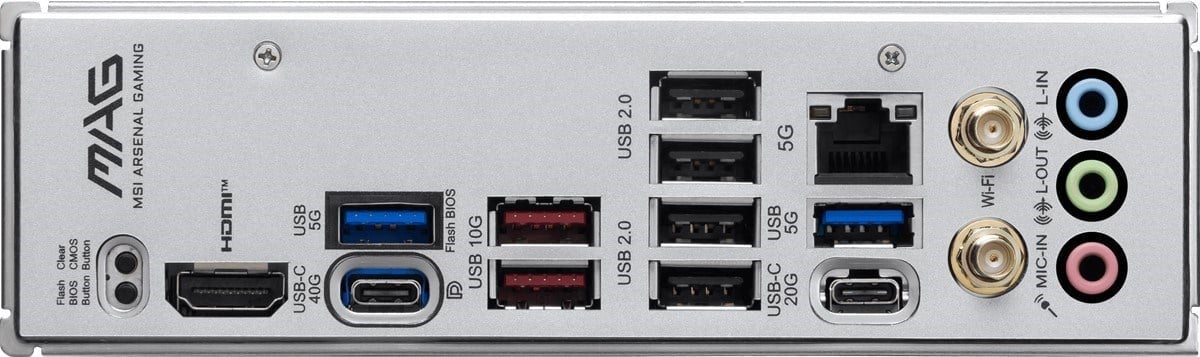 MSI MAG X870E GAMING MAX WIFI7 DDR5 HDMI-DP PCIE 5.0 AM5 ATX