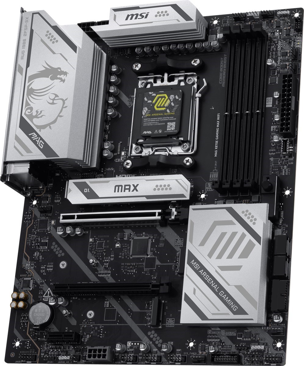 MSI MAG X870E GAMING MAX WIFI7 DDR5 HDMI-DP PCIE 5.0 AM5 ATX