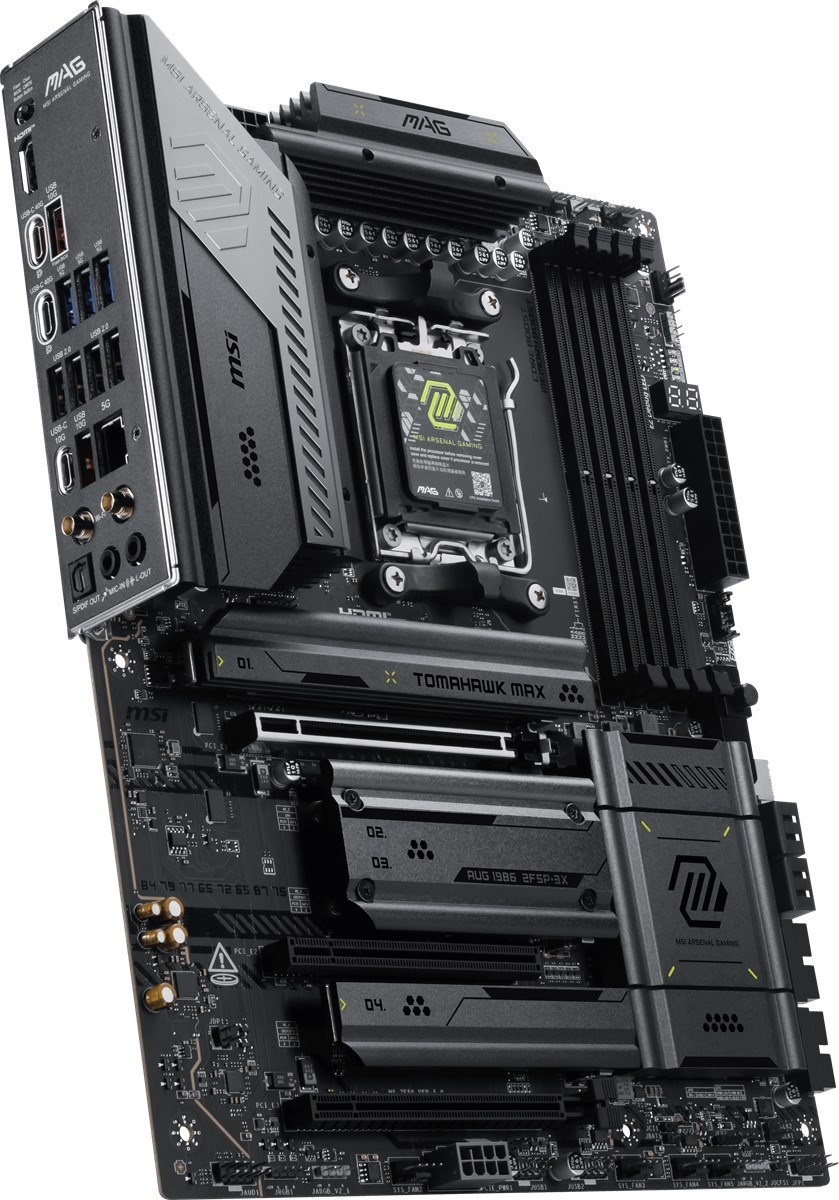 MSI MAG X870E TOMAHAWK MAX WIFI7 DDR5 HDMI-DP TYPEC PCIE 5.0 AM5 ATX