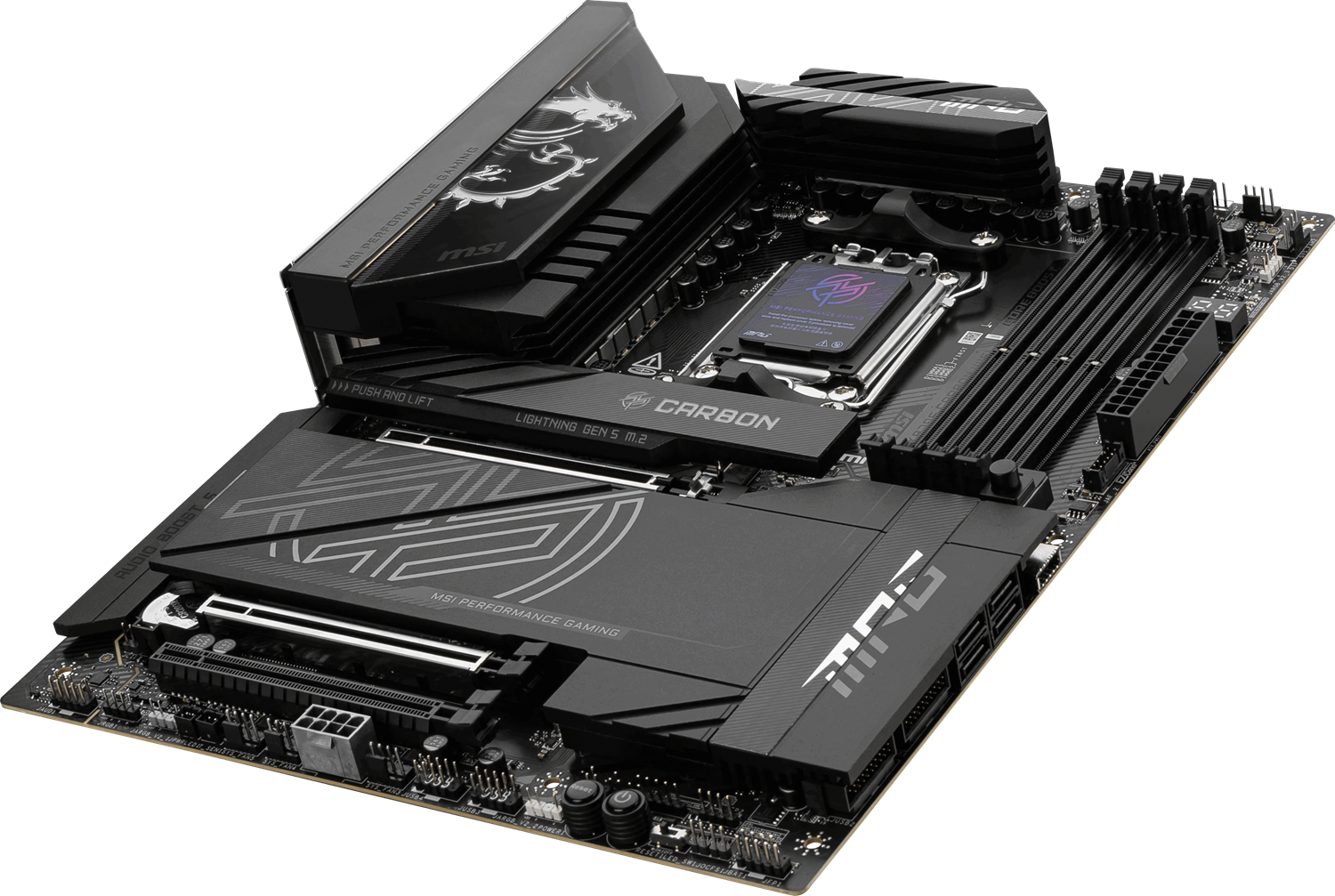 MSI MPG X870E CARBON WIFI7 DDR5 HDMI-DP TYPEC PCIE 5.0 AM5 ATX