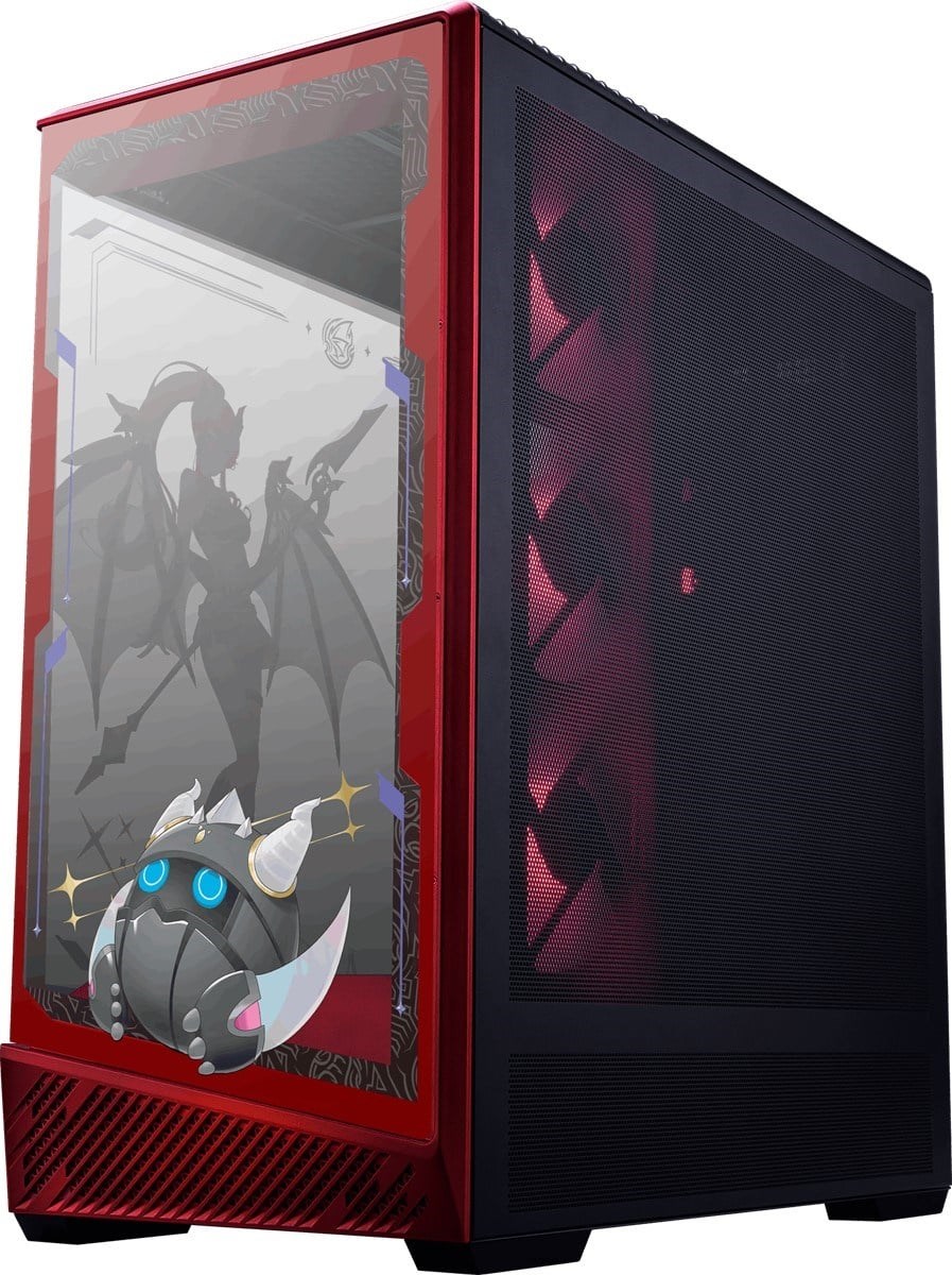 MSI PANO 130R MLG EDITION Gaming Mid-Tower PC Kasası Kırmızı-Siyah