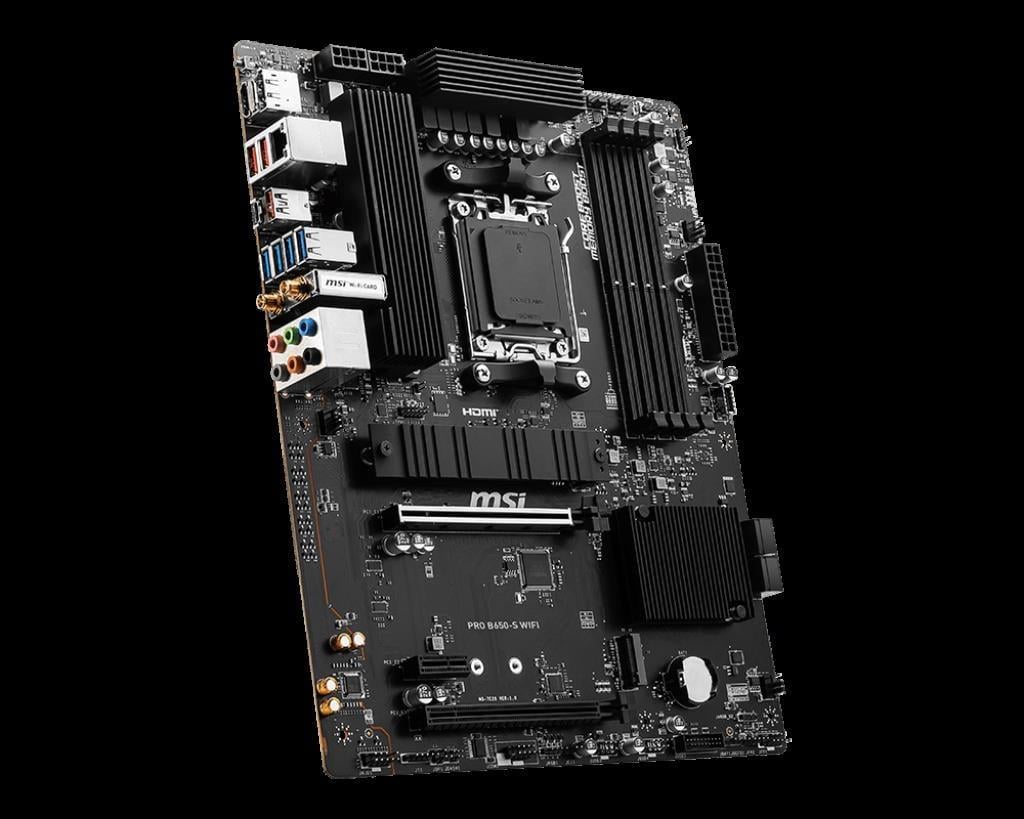 MSI PRO B650-S WIFI DDR5 7200(OC)MHz HDMI DP M.2 ATX AM5