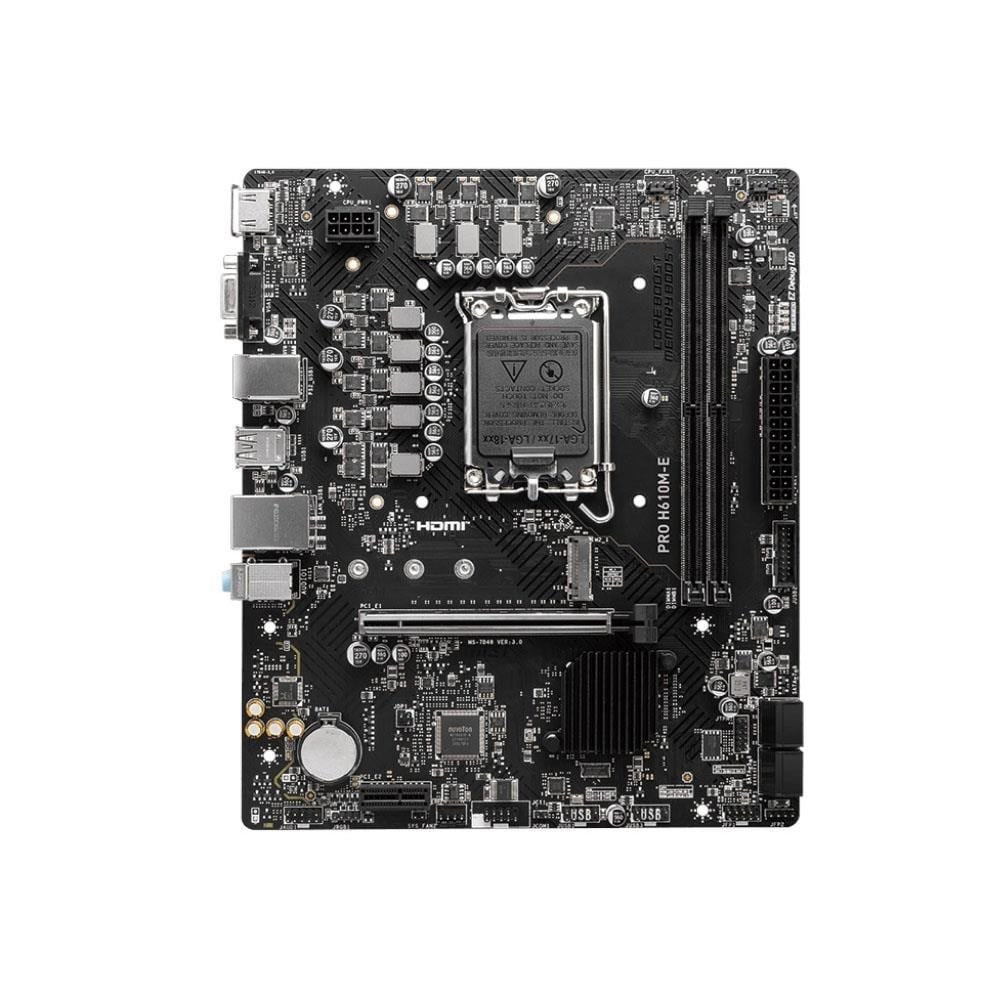 MSI PRO H610M-E 2xDDR5 VGA/HDMI 1xM.2 1xGLAN 1700P ANAKART