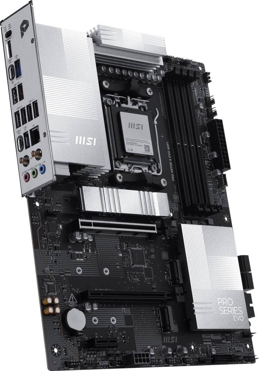 MSI PRO X870E-S EVO WIFI7 DDR5 HDMI-DP TYPEC PCIE 5.0 AM5 ATX