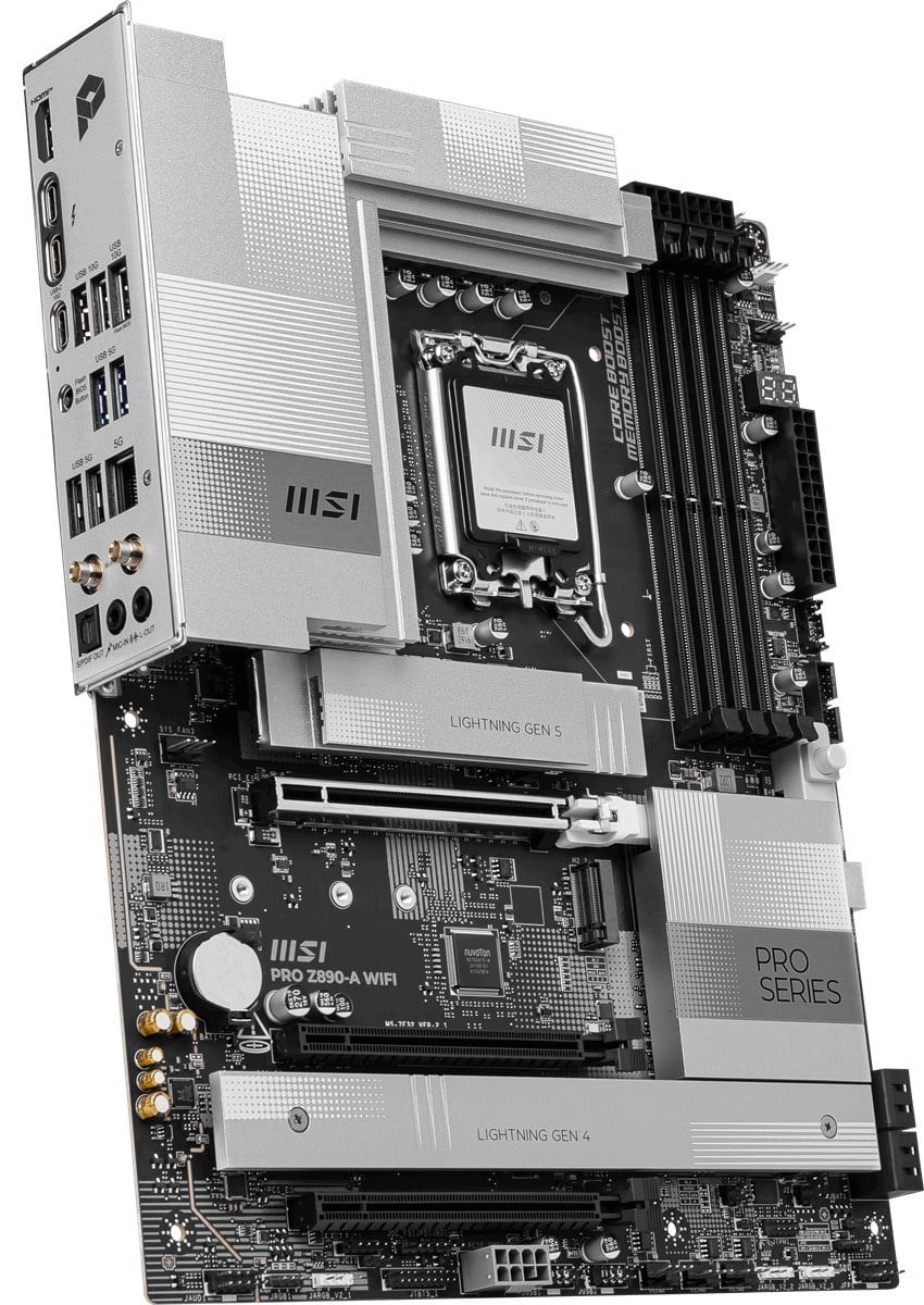 MSI PRO Z890-A WIFI7 DDR5 HDMI-TYPEC PCIE 5.0 1851p ATX