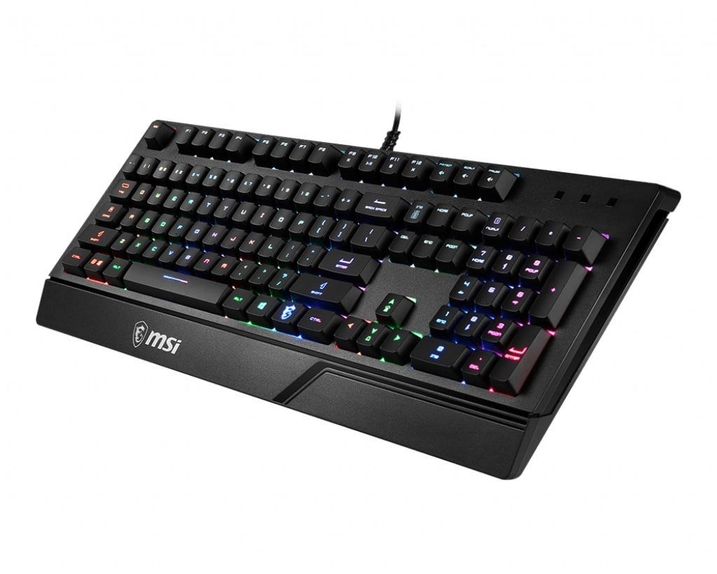MSI Q TR Vigor GK20 RGB Ledli Sessiz Membran Siyah Oyuncu Klavyesi