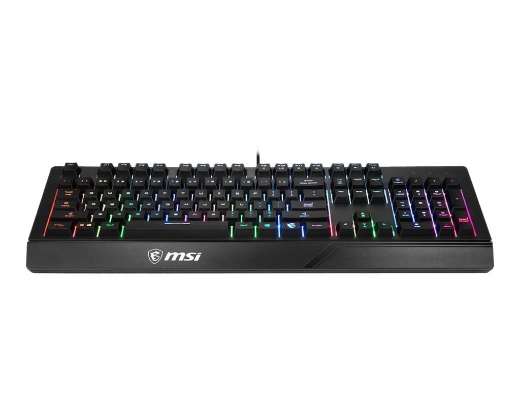 MSI Q TR Vigor GK20 RGB Ledli Sessiz Membran Siyah Oyuncu Klavyesi