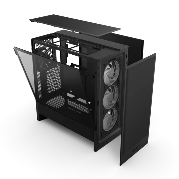 NZXT H5 FLOW 2024 CC-H52FB-R1 ARGB Gaming Mid-Tower PC Kasası