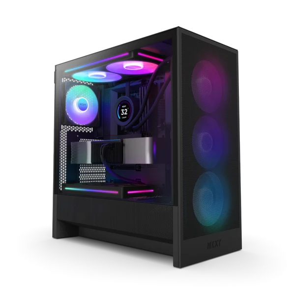 NZXT H5 FLOW 2024 CC-H52FB-R1 ARGB Gaming Mid-Tower PC Kasası