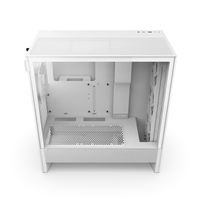 NZXT H5 FLOW 2024 RGB CC-H52FW-R1 Gaming Mid-Tower PC Kasası Beyaz