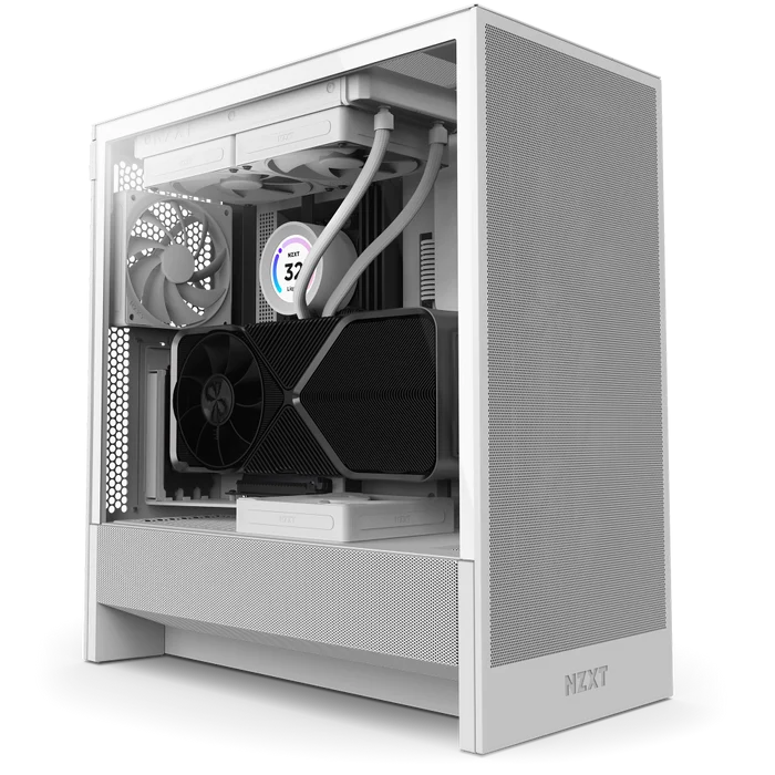NZXT H5 FLOW CC-H52FW-01 Gaming Mid-Tower PC Kasası Beyaz