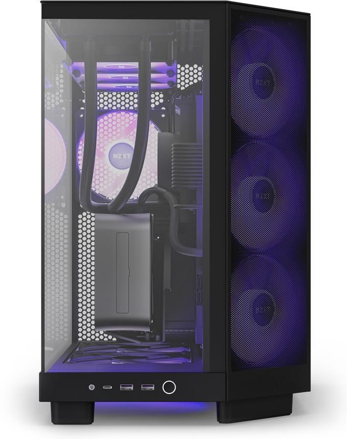 NZXT H6 FLOW CC-H61FB-R1 3-ARGB Fanlı Gaming Mid-Tower PC Kasası