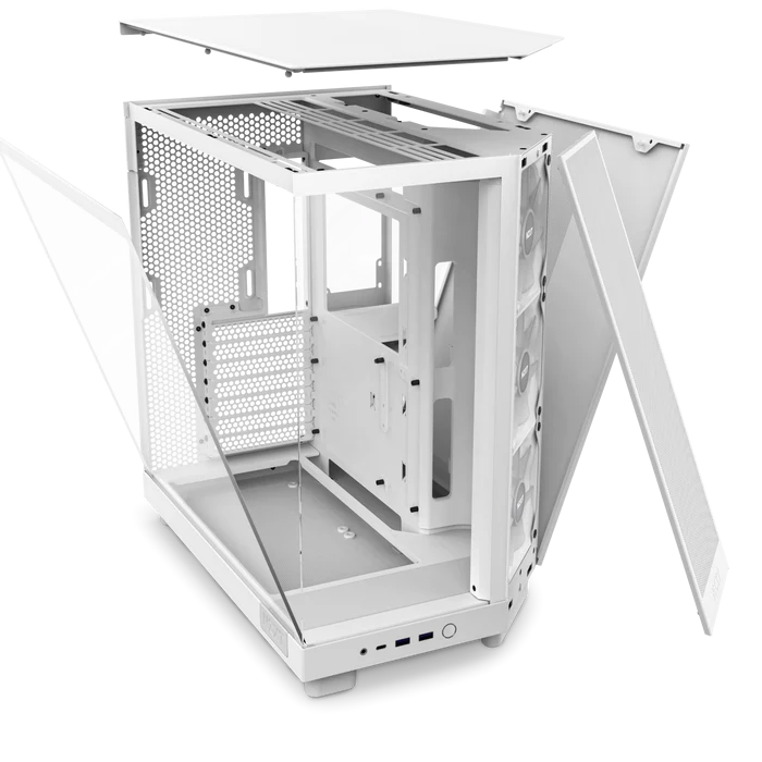 NZXT H6 FLOW RGB CC-H61FW-R1 Gaming Mid-Tower PC Kasası Beyaz