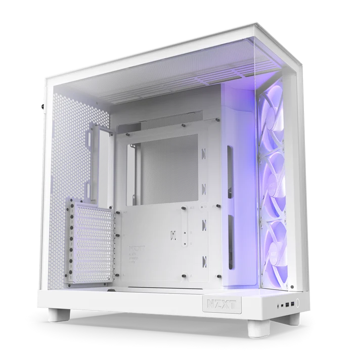 NZXT H6 FLOW RGB CC-H61FW-R1 Gaming Mid-Tower PC Kasası Beyaz