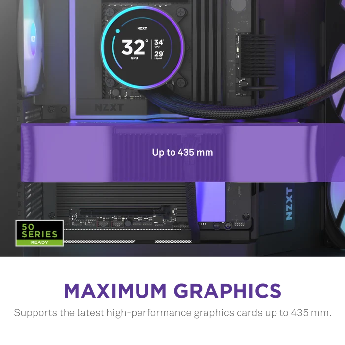 NZXT H9 FLOW RGB 2025 CM-H92FB-P1 Dual-Chamber EATX PC Kasası