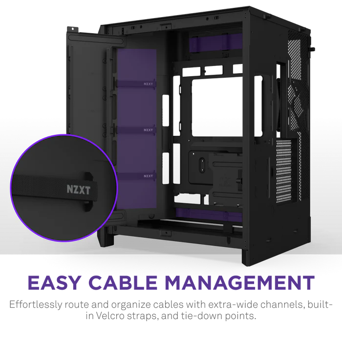 NZXT H9 FLOW RGB 2025 CM-H92FB-P1 Dual-Chamber EATX PC Kasası