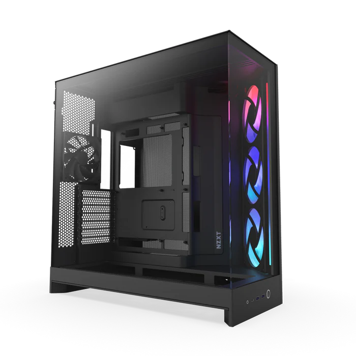 NZXT H9 FLOW RGB 2025 CM-H92FB-R1 Dual Chamber Gaming EATX PC Kasası