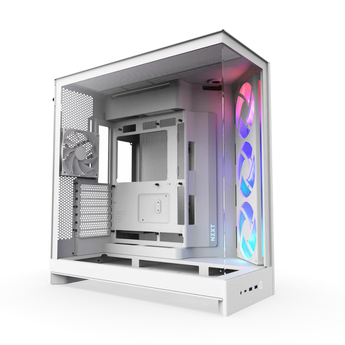 NZXT H9 FLOW RGB 2025 CM-H92FW-R1 Gaming Mid-Tower PC Kasası Beyaz