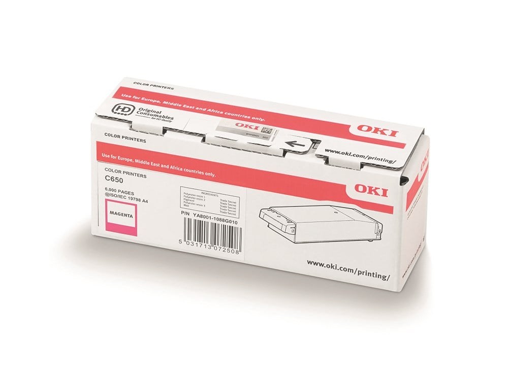 OKI C650 / C651 Macenta Orijinal Toner Kartuşu (6.000 Sayfa) - 9006128