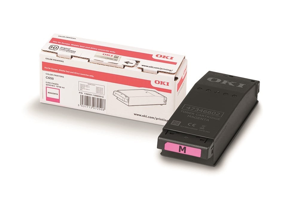 OKI C650 / C651 Macenta Orijinal Toner Kartuşu (6.000 Sayfa) - 9006128