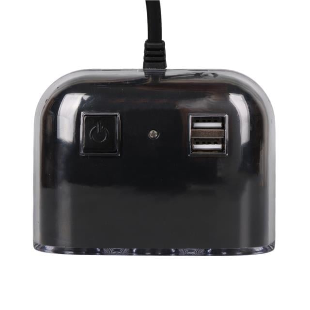 Olesson 1505 12-24V Çift USB Girişli 120W 80cm Kablolu 3'LÜ Araç Çakmak Çoklayıcı